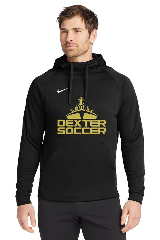 Nike Men's Performance Hooded Sweatshirt - Black, Maroon