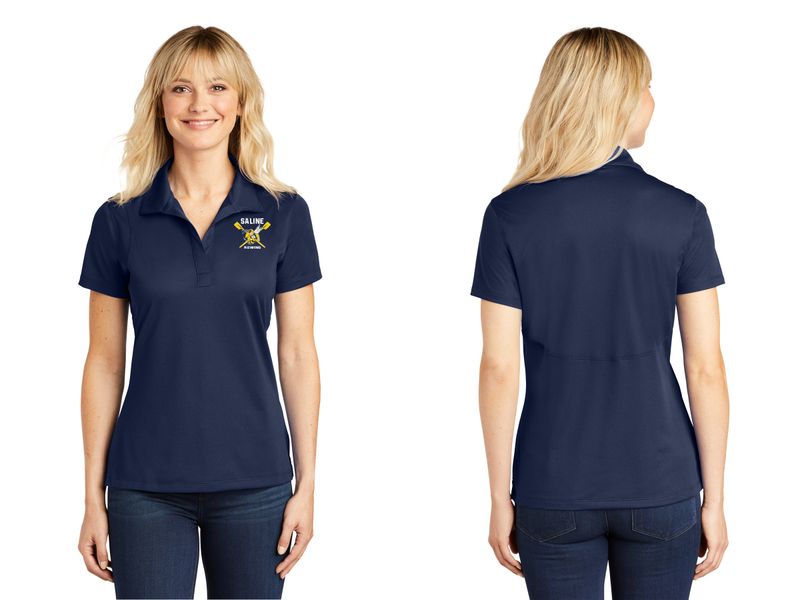 Women's Short Sleeve Polo- Navy