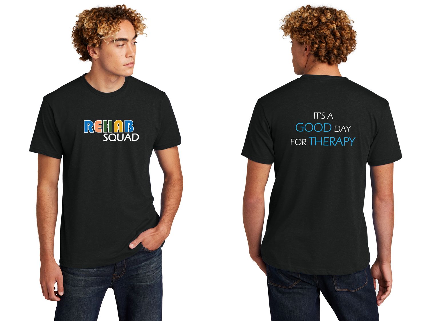 Unisex Next Level Short Sleeve Tee- Black, Dark Heather Grey