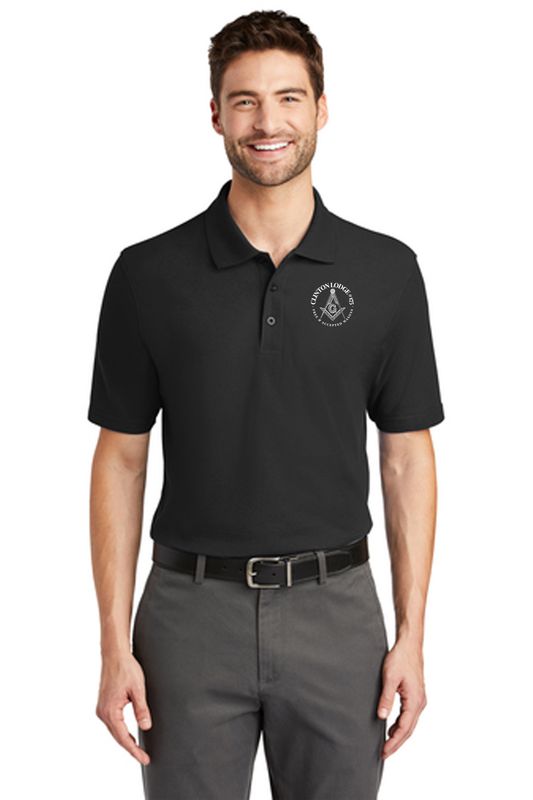 Adult Short Sleeve Stain-Release Polo (Tall sizes available)- Black, Navy, Royal, Steel Grey