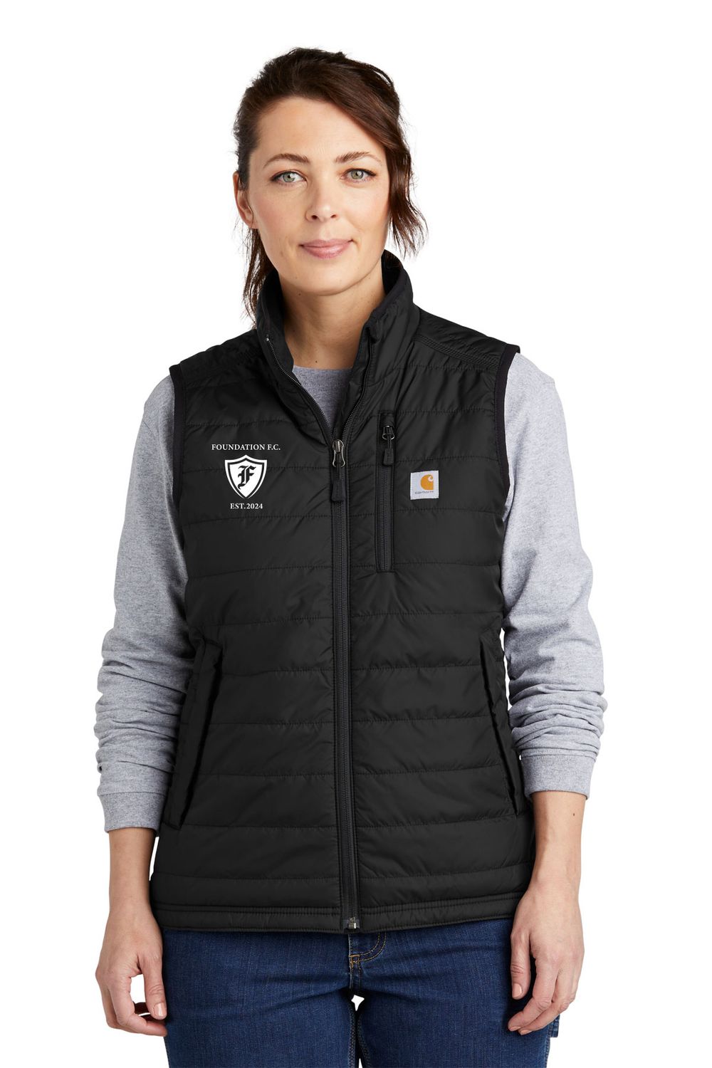 Women's Carhartt Gilliam Vest - Black/ Grey