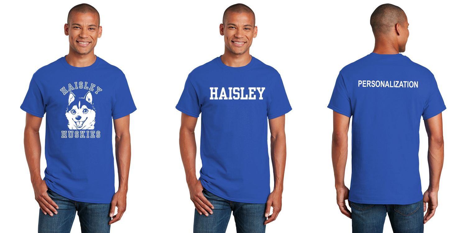 Adult Unisex Cotton Tee- Royal, Sport Grey, Light Pink, Maroon, Jade Dome, Light Blue