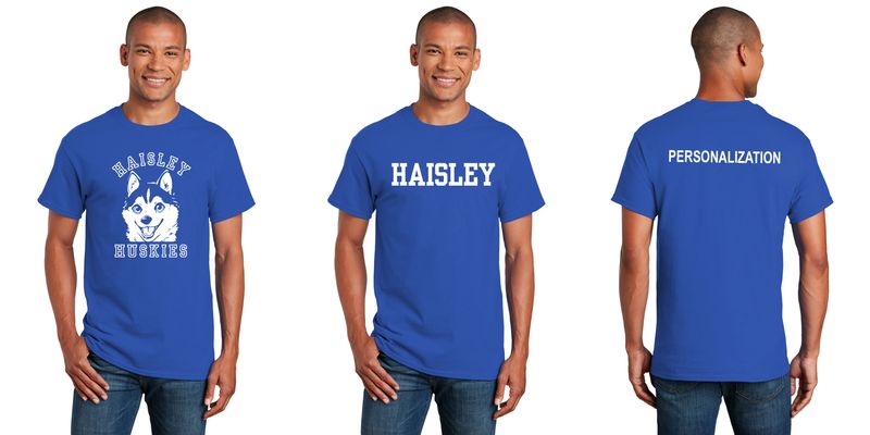 Adult Unisex Cotton Tee- Royal, Sport Grey, Light Pink, Maroon, Jade Dome, Light Blue