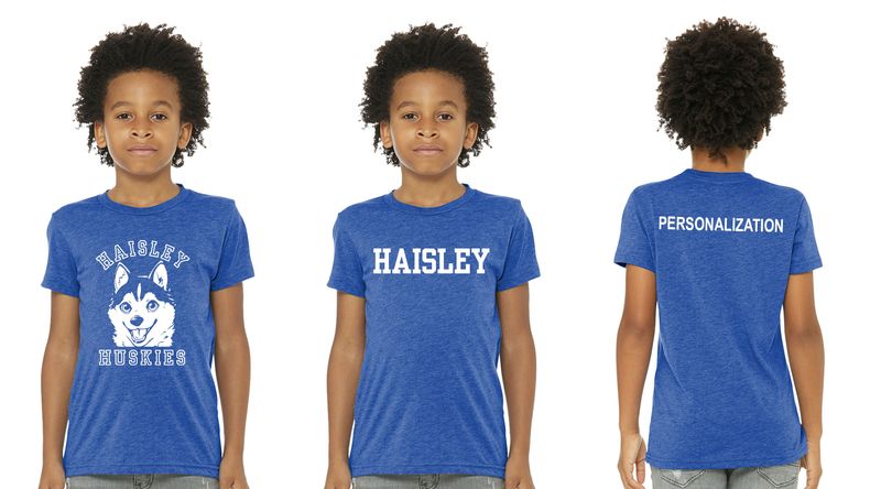 Youth Triblend Soft Tee Shirt: Royal, Athletic Grey, Teal, Red
