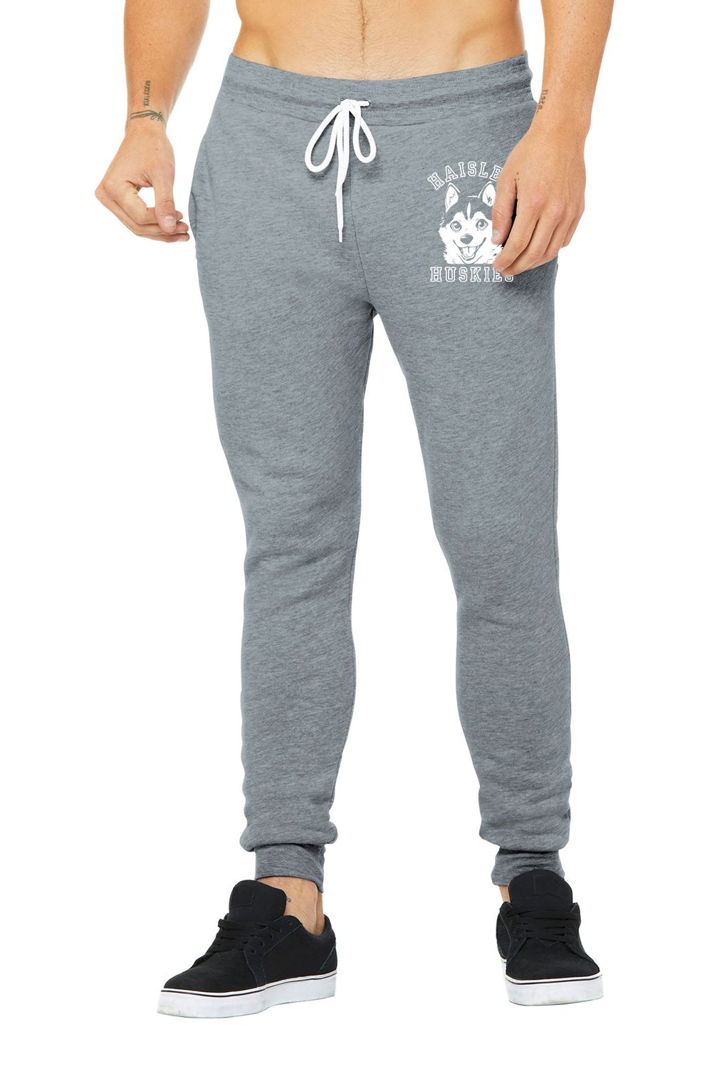 Unisex Jogger Sweatpants - Heather Grey or Navy