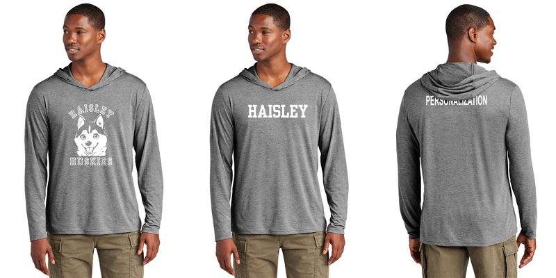 Adult Lightweight Long Sleeve Hoodie - Grey Frost, Royal, Teal