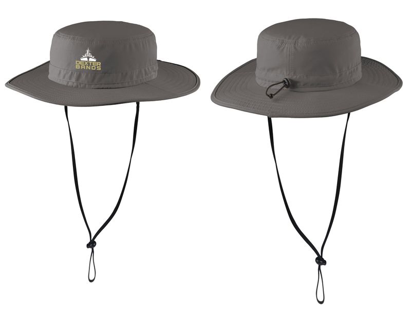 Outdoor Wide-Brim Hat- Sterling Grey, White, Coffee Cream