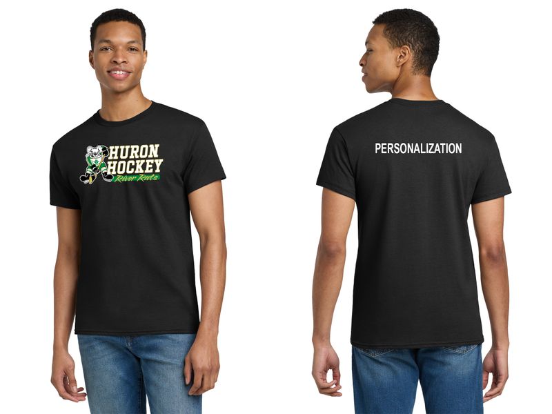 Adult Unisex Cotton Tee- Dark Green, Black, Gold, White
