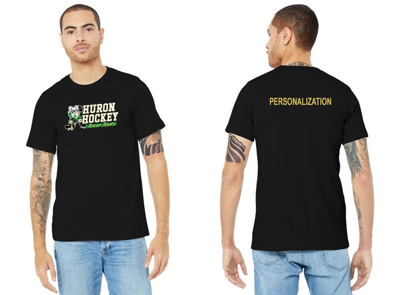 Adult Bella & Canvas Short Sleeve Tee- Black, Dark Green, Gold, White