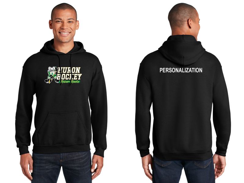 Unisex Heavy Blend Hooded Sweatshirt-Black, Dark Green, White