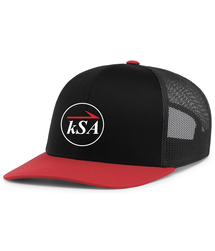 Trucker Snapback Cap- Graphite/Black, Silver/White, Black/White, Black/Red