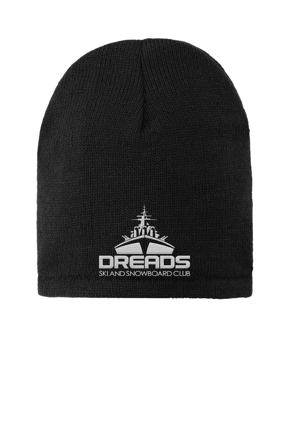 Fleece-Lined Beanie Cap-Black