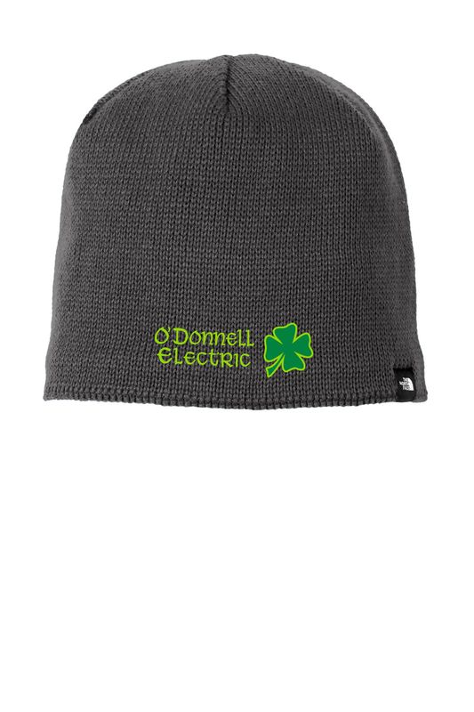 North Face Mountain Beanie (Embroidered)- Asphalt Grey, Black, Navy, White