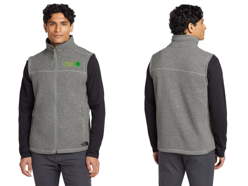 The North Face Sweater Fleece Vest (Embroidered)-Black, Grey, Navy