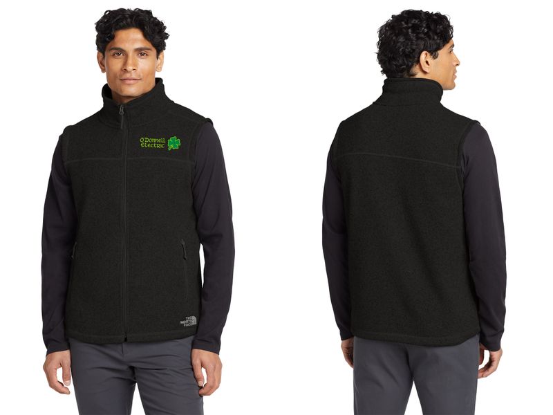 The North Face Sweater Fleece Vest (Embroidered)-Black, Grey, Navy