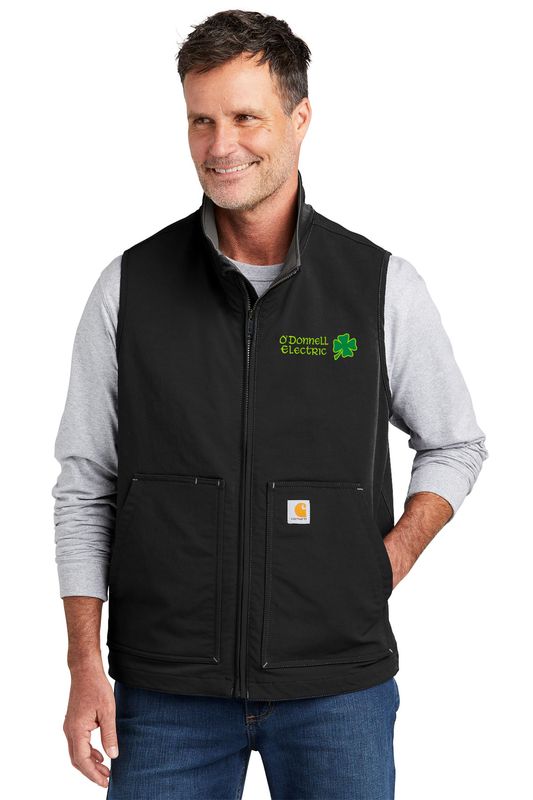 Carhartt Super Dux Soft Shell Vest (Embroidered)- Black, Gravel, Greige