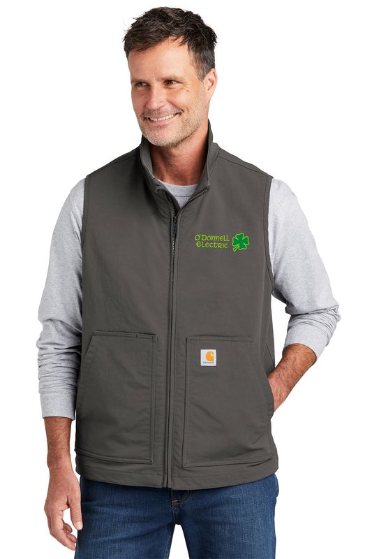 Carhartt Super Dux Soft Shell Vest (Embroidered)- Black, Gravel, Greige