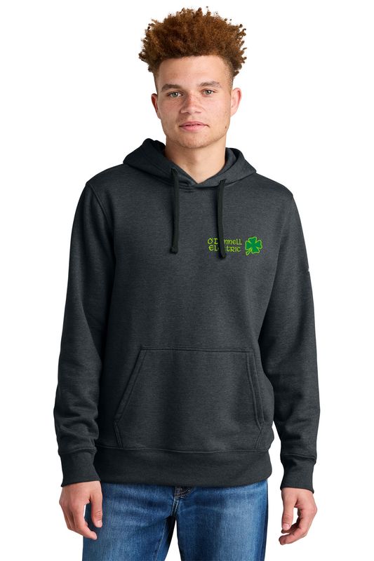 The North Face Sleeve Logo Pullover Hoodie (Embroidered)- Light Grey Heather, Navy Heather, Black Heather