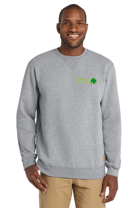 Carhartt Midweight Crewneck Sweatshirt (Embroidered)- Black, Navy, Light Grey