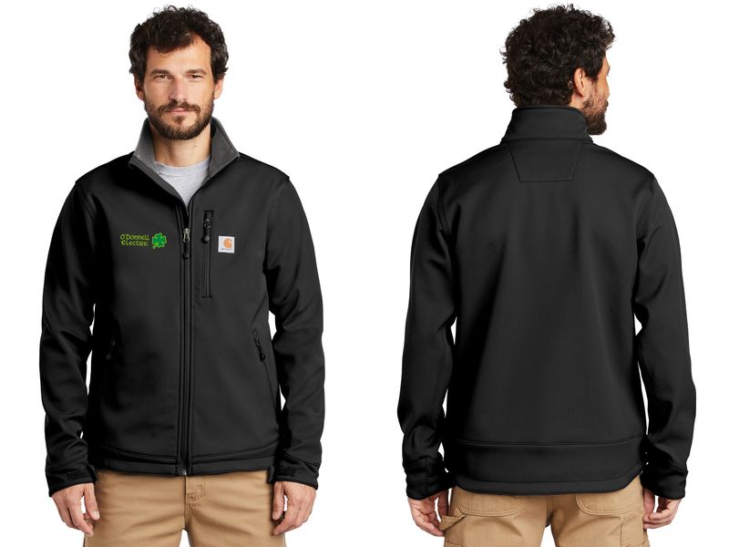 Carhartt Crowley Soft Shell Jacket (Embroidered)- Black, Charcoal, Navy