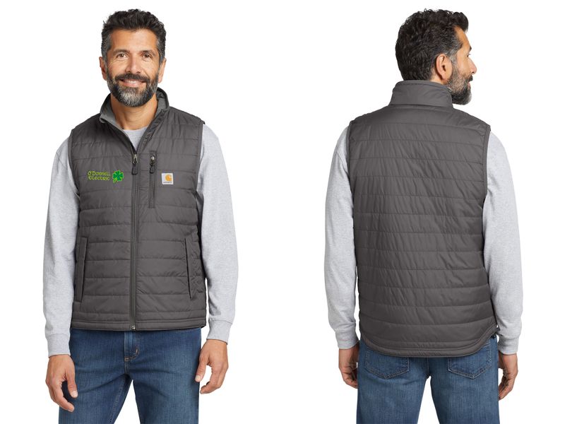 Unisex Carhartt Gilliam Vest  (Embroidered)- Charcoal, Black, Navy