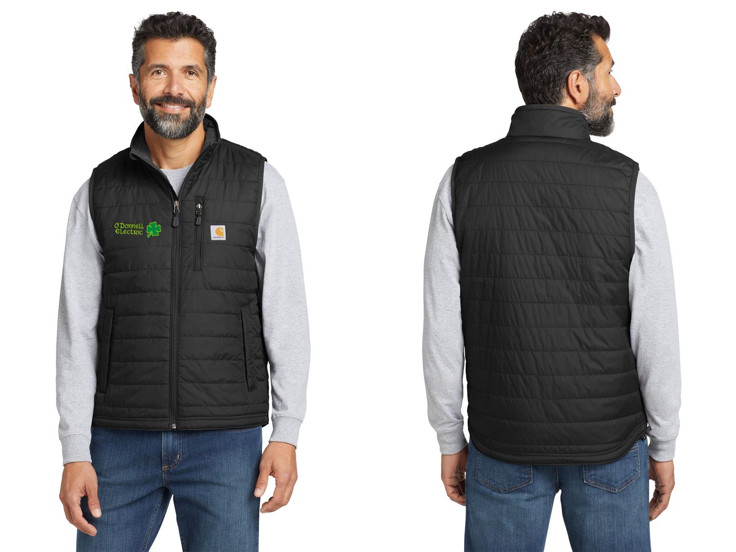 Unisex Carhartt Gilliam Vest  (Embroidered)- Charcoal, Black, Navy