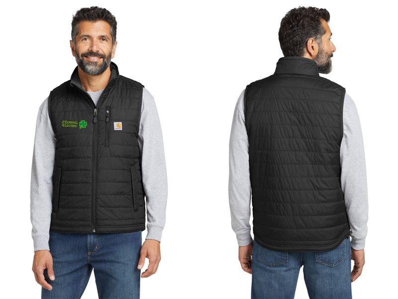 Unisex Carhartt Gilliam Vest  (Embroidered)- Charcoal, Black, Navy