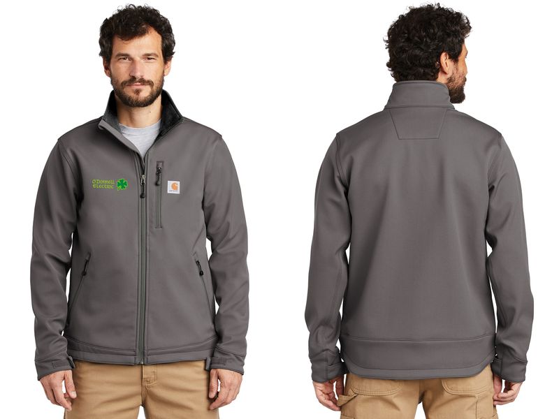 Carhartt Crowley Soft Shell Jacket (Embroidered)- Black, Charcoal, Navy