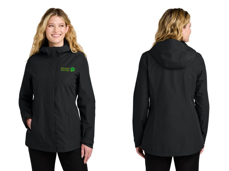 Port Authority Women’s C-FREE Rain Jacket (Embroidered)- Black, Red, Grey, Navy