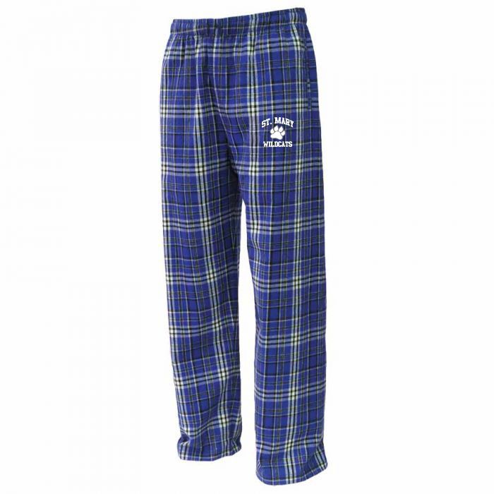 Youth Flannel Pants-Royal