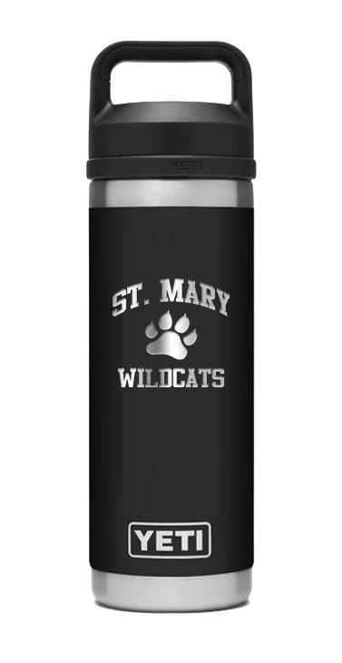 18 oz or 26 oz  Yeti Waterbottle- Black
