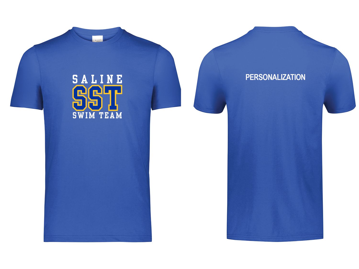 All-Day Core Basic 50/50 Tee- Cobalt, Black, White