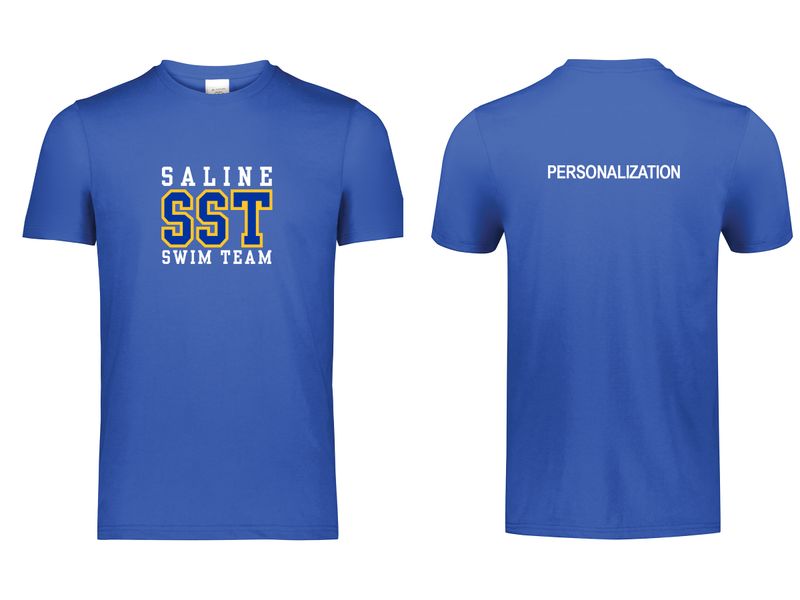 Youth All-Day Core Basic 50/50 Tee- Cobalt, Black, White