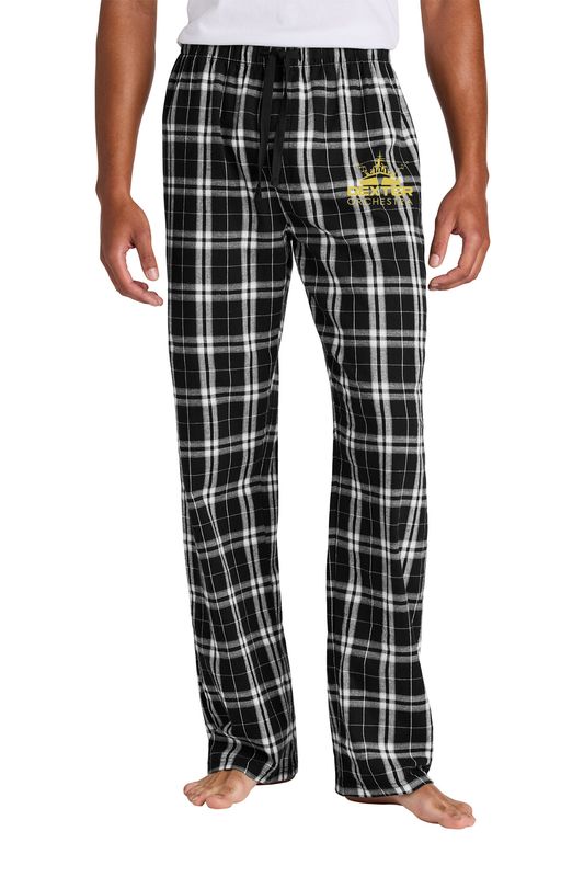 Unisex Flannel Plaid Pant -Black, Grey/Black, Black/White