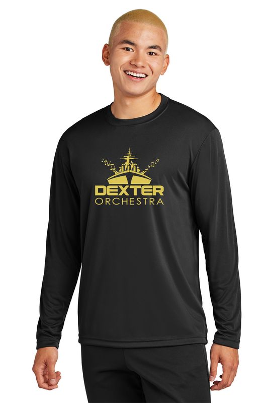 Adult Long Sleeve Performance T-shirt- Black, Maroon, Concrete Grey