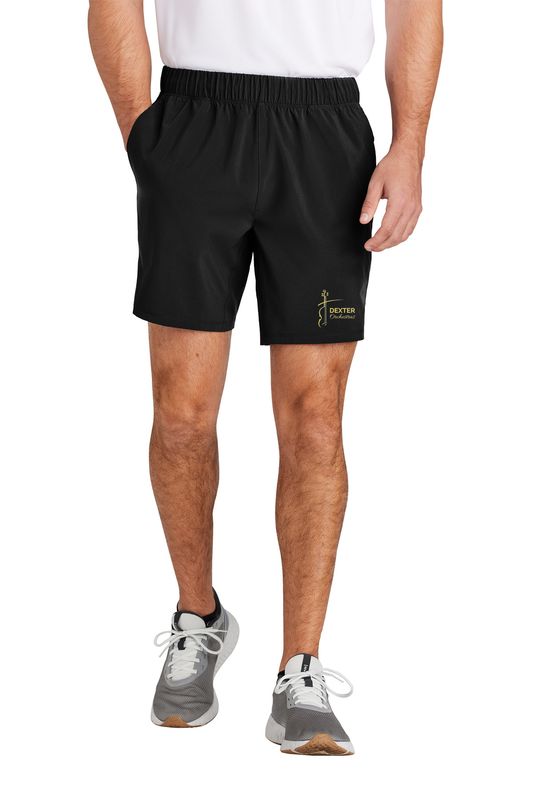 Men's Sport-Tek Repeat 7" Short- Black, Iron Grey