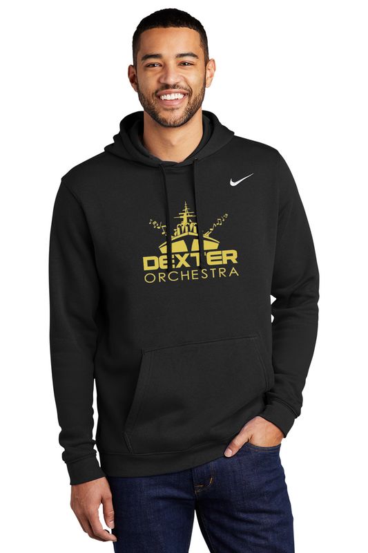 Adult Nike Club Fleece Pullover Hoodie- Black, Anthracite, Maroon