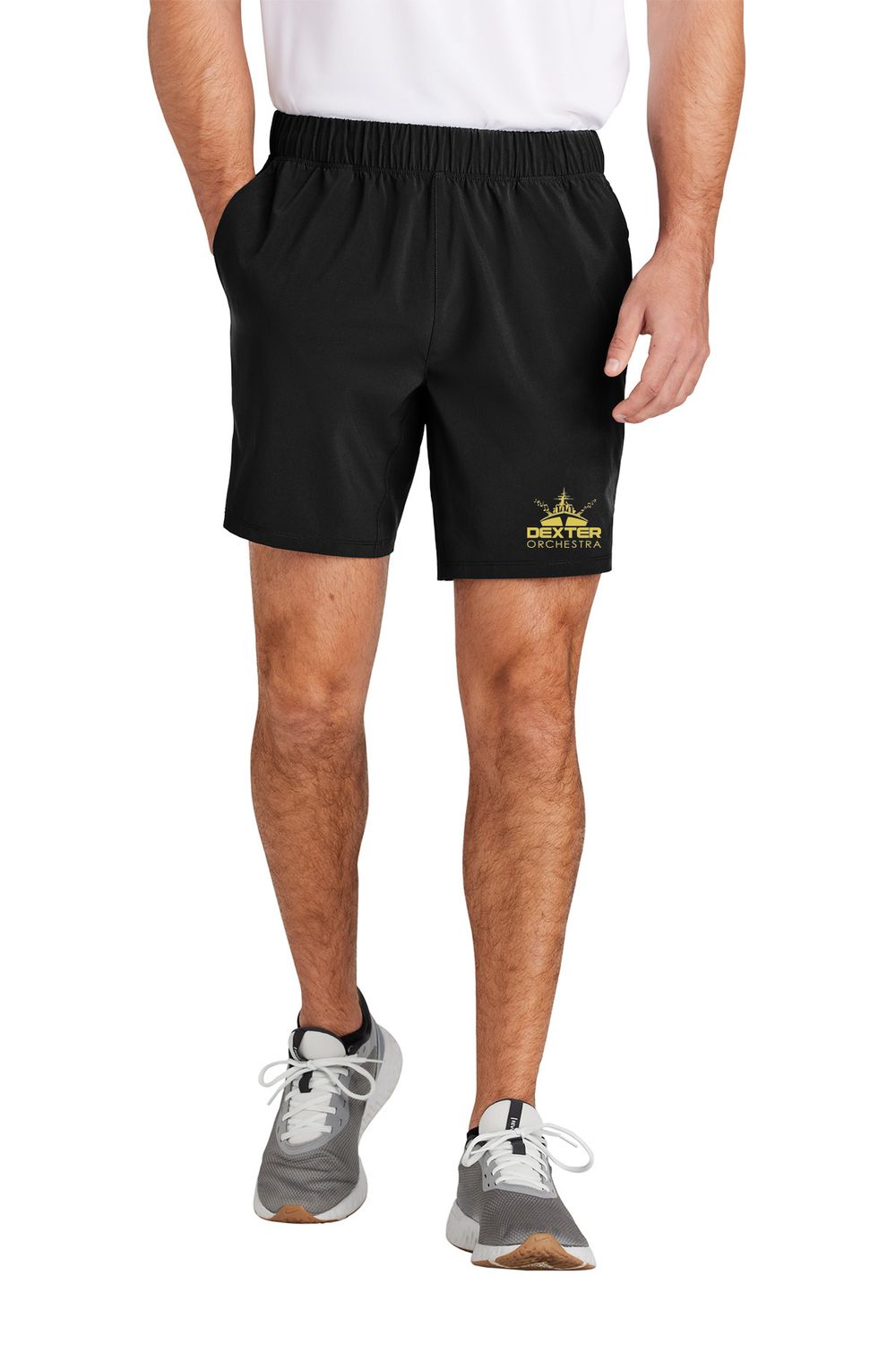 Men&#39;s Sport-Tek Repeat 7&quot; Short- Black, Iron Grey