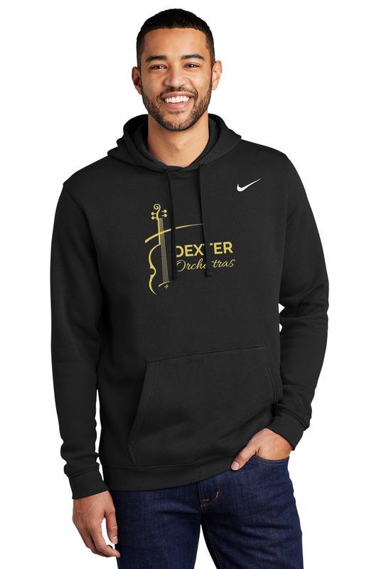 Adult Nike Club Fleece Pullover Hoodie- Black, Anthracite, Maroon