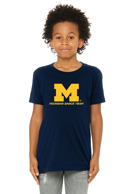 Youth Bella & Canvas Short Sleeve Tee- Navy, Heather Grey