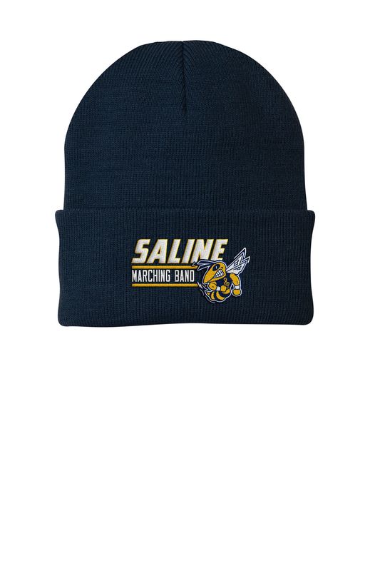 Knit Basic Beanie - Navy, Grey
