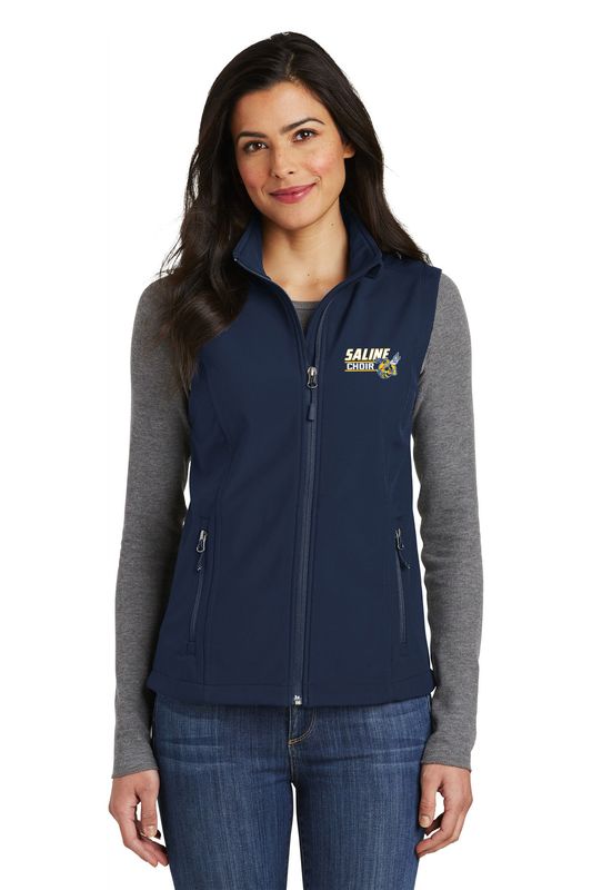 Ladies Core Soft Shell Vest - Navy