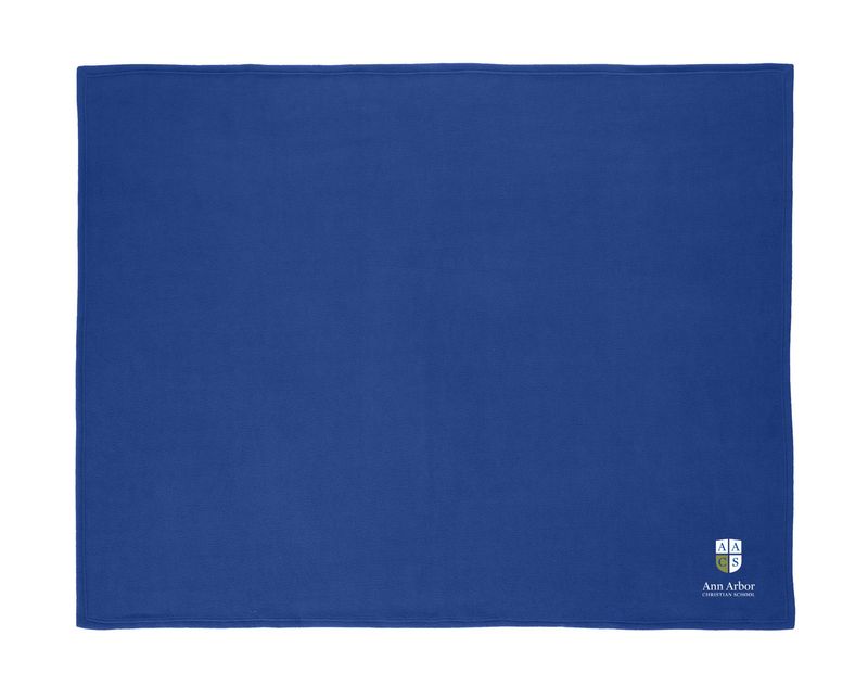 Fleece Blanket w/ Carrying Strap- Royal Blue
