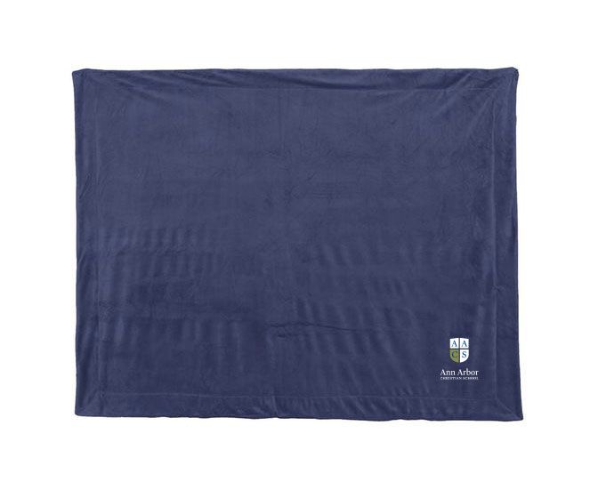Sherpa Blanket-Navy