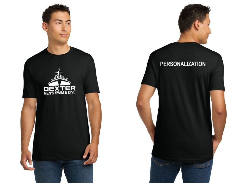 Men's Soft Cotton Blend Tee - Black, Maroon, White