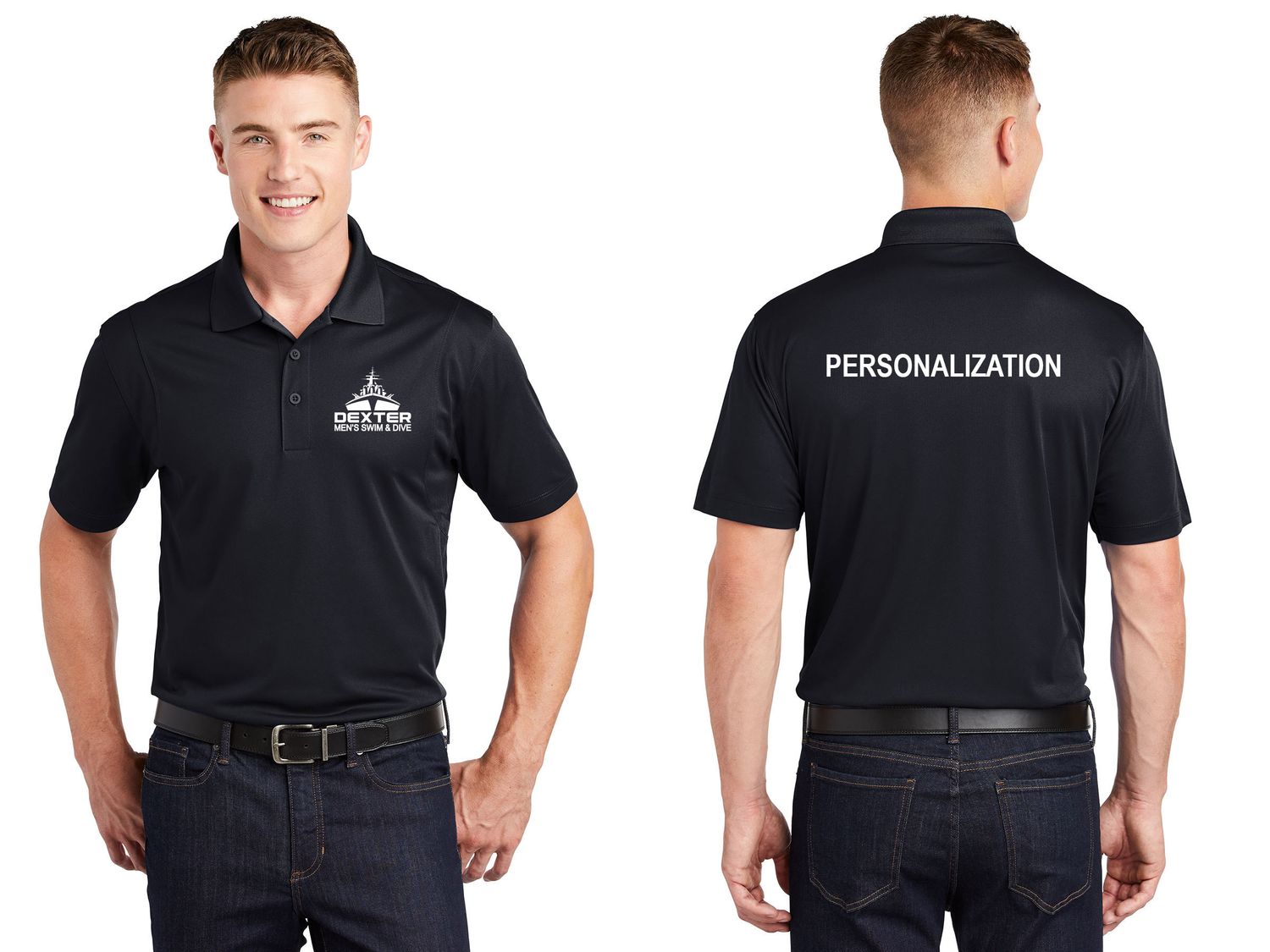 Men's Short Sleeve Polo- Black, Grey, Maroon, White Men's Short Sleeve Polo- Black, Grey, Maroon, White