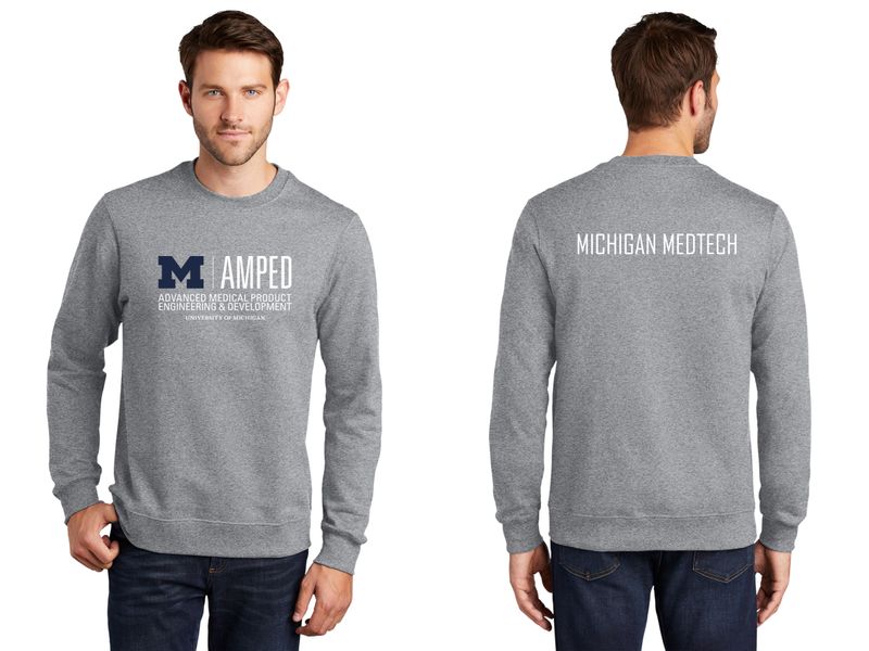 Fan Favorite Fleece Crewneck Sweatshirt- Navy or Athletic Grey