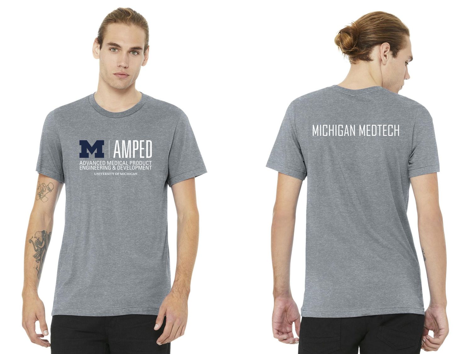 Adult Soft Cotton T-Shirt - Heathered Grey