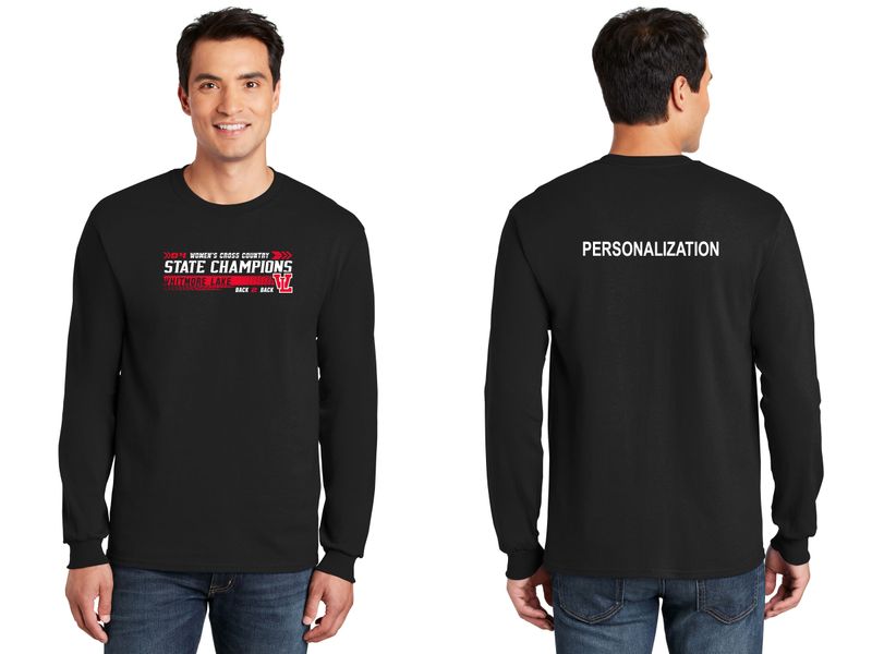 Adult Basic Cotton Long Sleeve T-Shirt-Black, Sport Grey