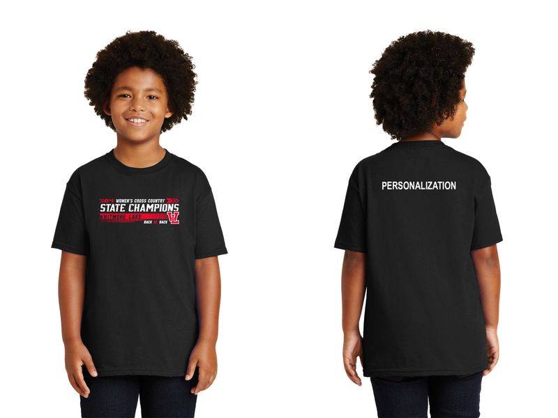 Youth Basic Cotton Short Sleeve Tee - Black, Sport Grey